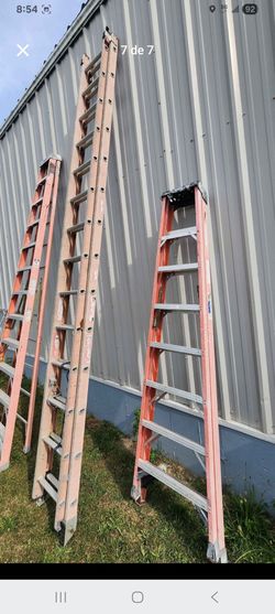 I have this 3 ladders for sale length 8,12 and 14 feets. $220 all 3.