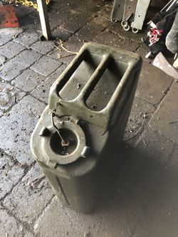 US military gas tank