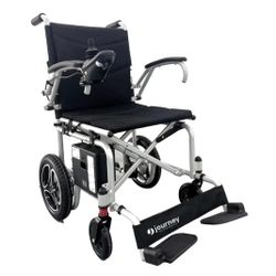 New Journey Air Lightweight Folding Power Chair Seniors Quick  Charge 37lb Black