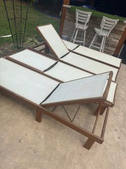 For outdoor lounge, chairs teakwood