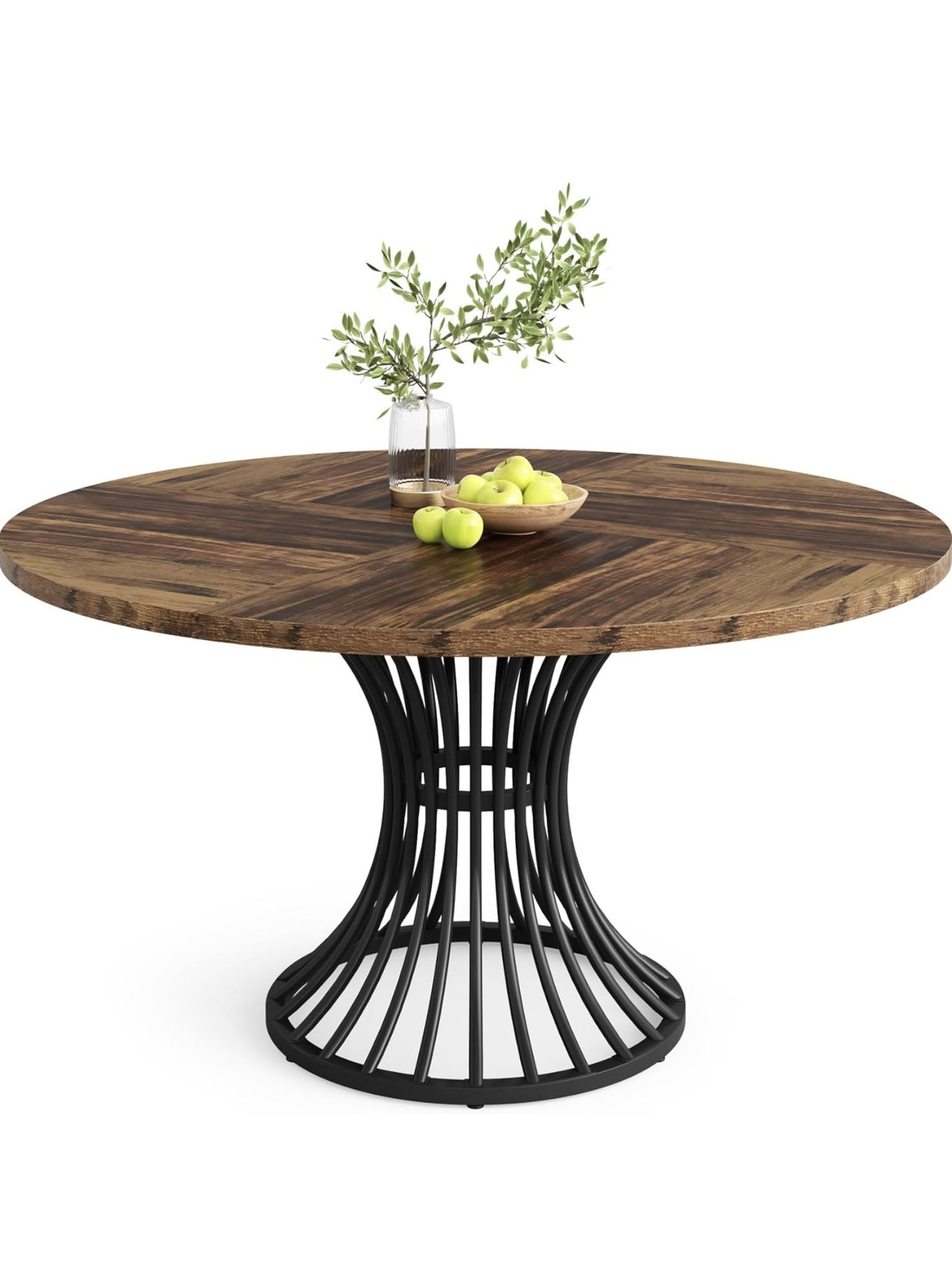 Tribesigns Round Dining Table for 4-6 People