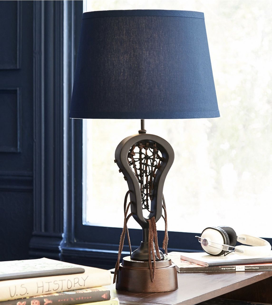 Pottery Barn Teen Lacrosse Trophy Lamp Base