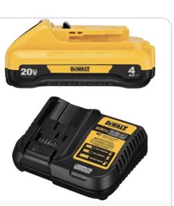 Dewalt Batteries 4ah And 5ah, A Bag And A Charger