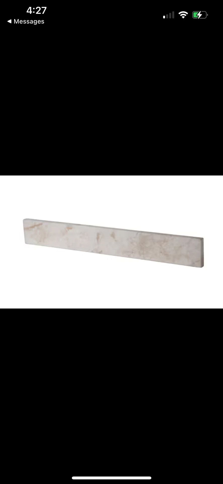 Home Decorators 21 in. W Cultured Marble Vanity Sidesplash in Dune SESST21COM-DN