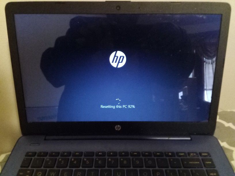 Blue HP Stream Laptop