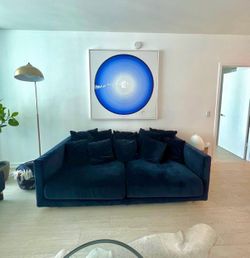 Blue Velvet Sofa , OLA WILBORG collection IKEA