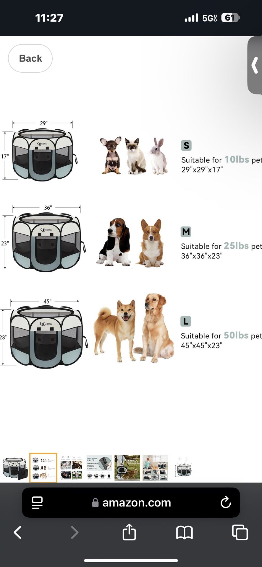 Pop Up Pet Playpen