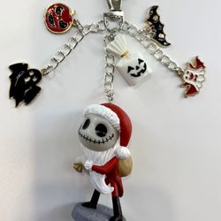 Customized "Jack Skellington" Keychain (Glows In The Dark) 