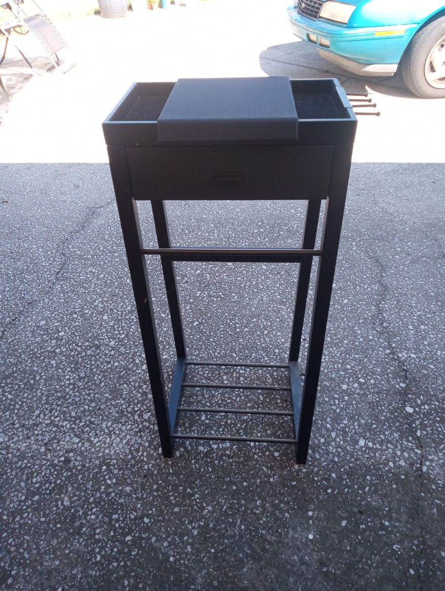 Stand Up Black Jewelry Box.