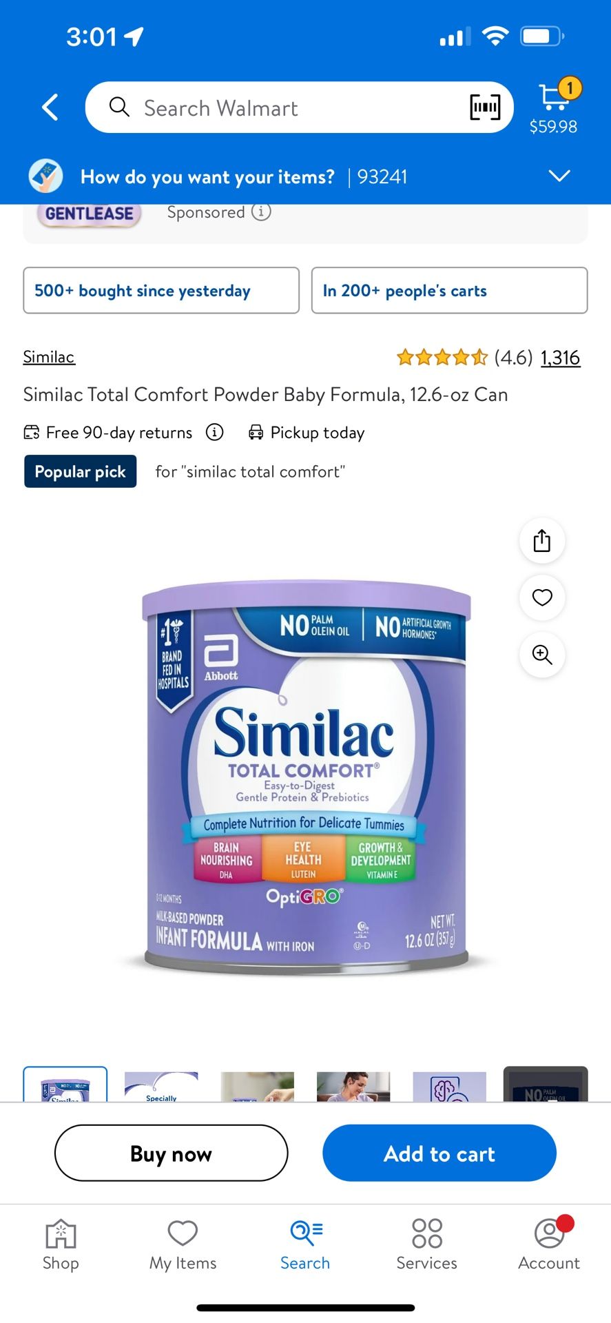 $10 Formula Each Can