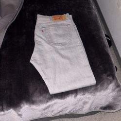 Grey Levis 501 Size 40 x 32