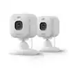 Blink Mini 2K+ Plug-In Indoor Smart Security Camera, White (2-Pack)