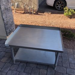 Heavy duty stainless steel table NSF 