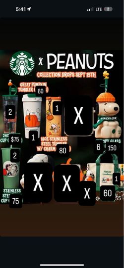 Snoopy Starbucks collection