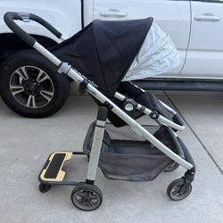 Uppababy Cruz Stroller And Piggyback Board