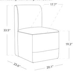 Chita Dinning Chair  No Stain Brand New 