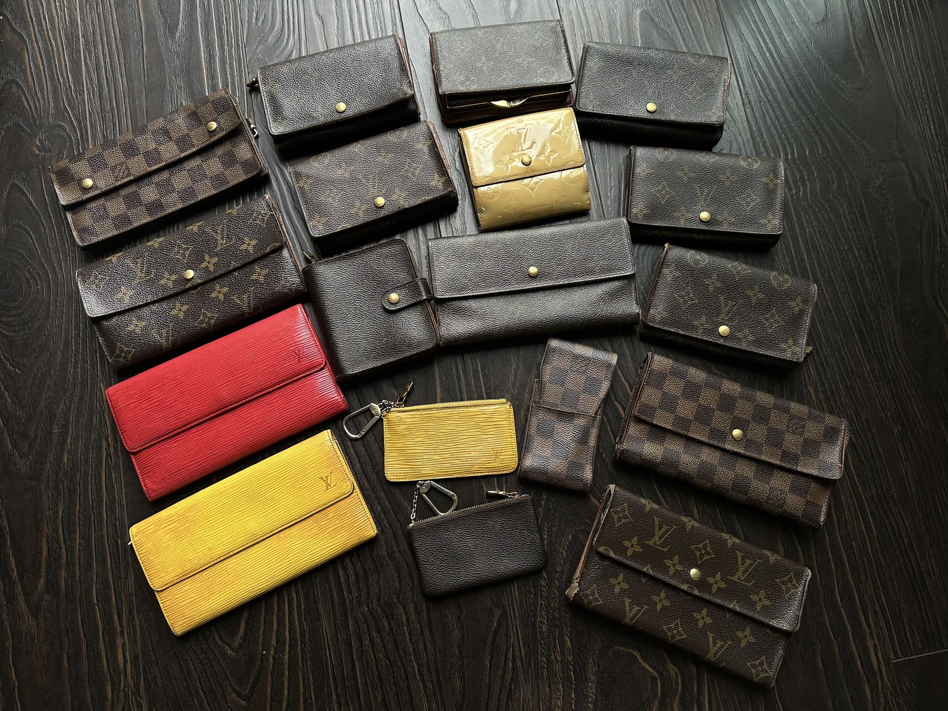 Vintage Louis Vuitton Wallet 18 Piece Set