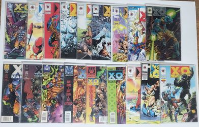 X-O MANOWAR,VALIANT COMICS LOT OF 35 ISSUES. ALL ARE VF+ TO NM