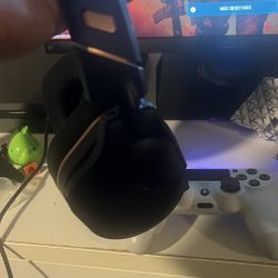 PS4 With Turtle Beach Headset And Monitor 