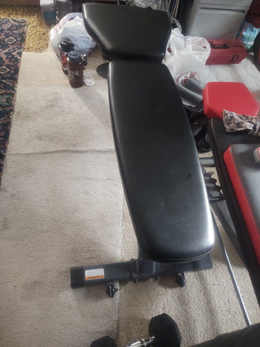 Like New Dumbbell Weight Bench