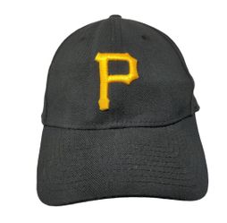 Pittsburgh Pirates Fitted Hat Black Size L/XL Embroidered MLB New Era 39Thirty