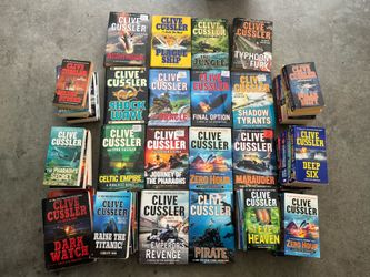 Lot of 50 Clive Cussler books!