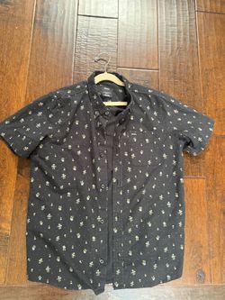 RVCA Short Sleeve Button-Up Floral Shirt