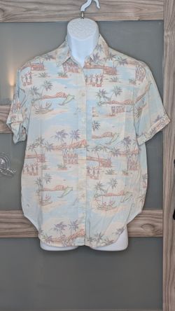 Men's Aerie Hawaiian Shirt XS Some Slight Light Stains Please See Pics