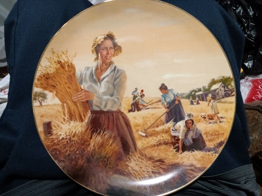 Little House On The Prairie Plate