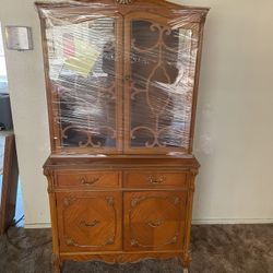 Antique French China Hutch 