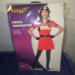 Girls Fire Foghter Costume 