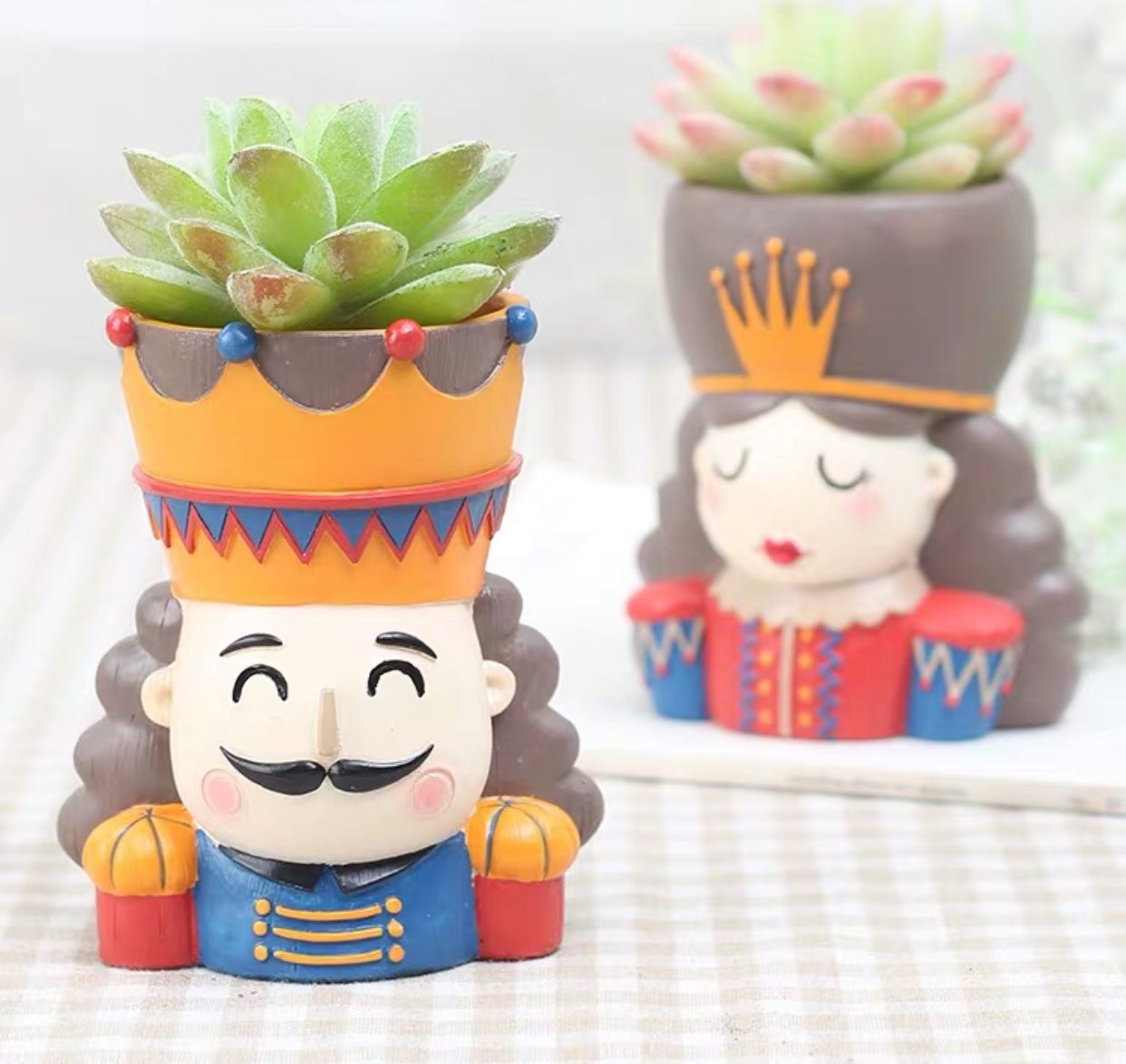 Flower pot, Resin Succulent Pot