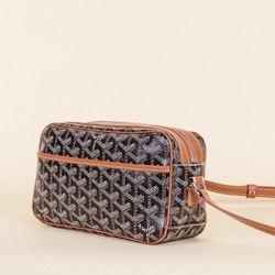 Goyard Goyardine Sac Cap-Vert PM Brown Bag