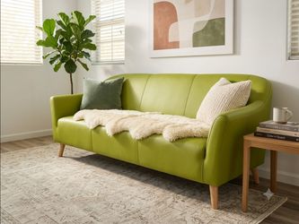 Stunning Green Mid-Century Style Loveseat