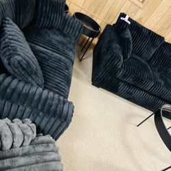 Cozy Two Piece Couch And Loveseat!
