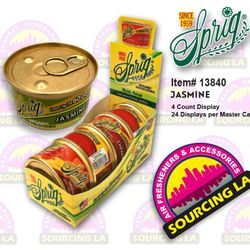 Sprig Canister Air Freshener, Made in the USA Since 1959 - Jasmine
