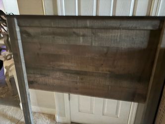 Wooden full headboard