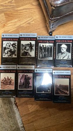 Ken burns civil war vhs tapes