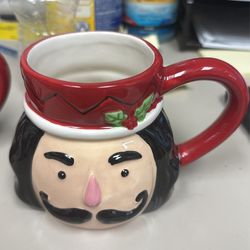 2-Christmas  Mugs