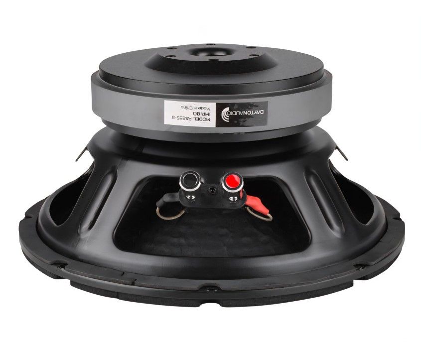4 Speakers. 10" Pro Woofer 8 Ohm
Dayton Audio PA255-8 Speaker