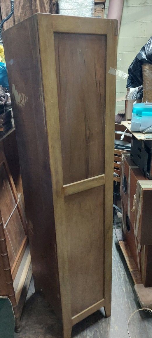 Pine Veneer Storage Cabinet