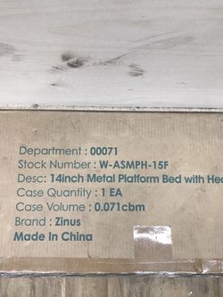 Bed frame & Headboard/Full Size (New)