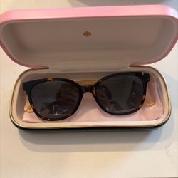 Kate Spade Tortoise Sunglasses with Case