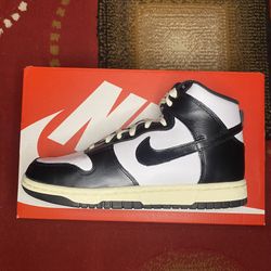 Nike Dunk High Vintage Black Womens 7.5 / Mens 6 DS Rare OG Retro 