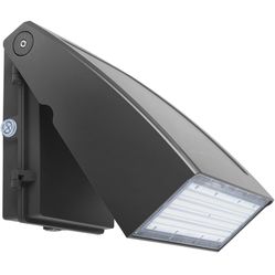 CINOTON 120W LED Wall Pack Light with Dusk to Dawn Photocell, 120-277V IP65 Outdoor Security Light, 0-90° Adjustable Full Cut-Off LED Wall Light for G