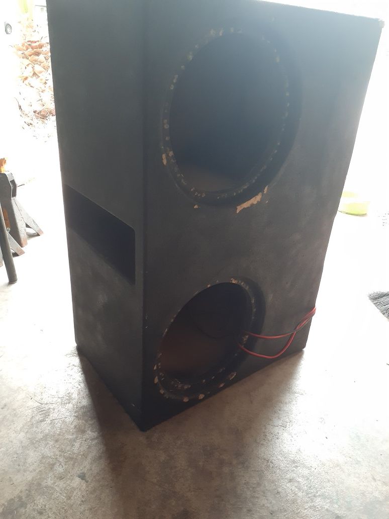 12inch box MDF wood