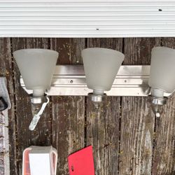 Three Bulb Bathroom Or Vanity Light