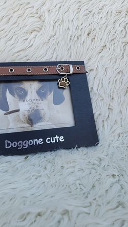 Dog picture frame