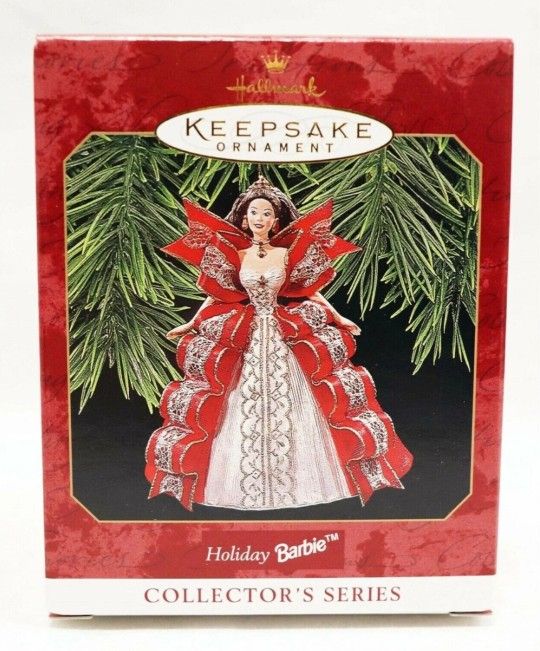 VINTAGE 1997 Holiday Barbie Hallmark Keepsake Christmas Ornament