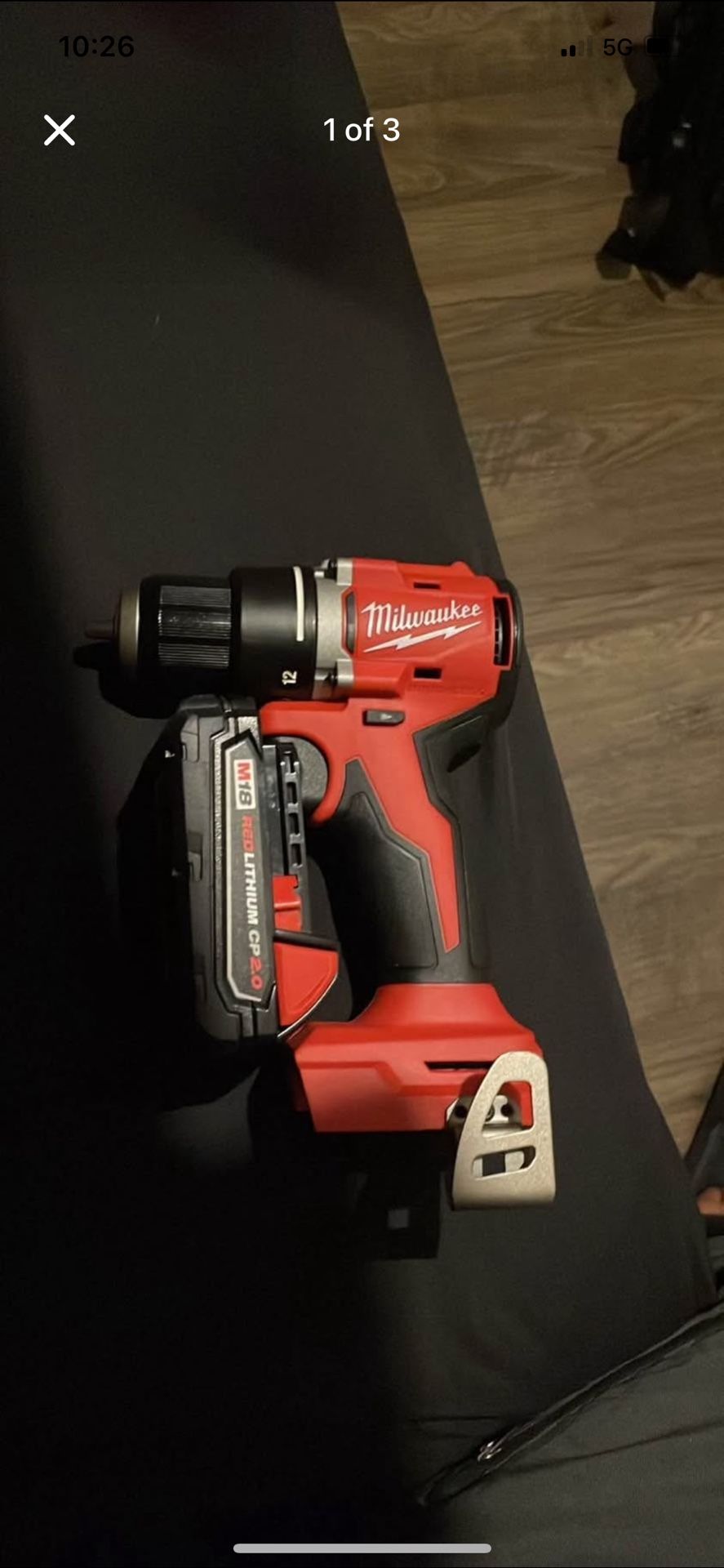 New Milwaukee Drill Driver And Battery 2.0